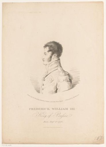 Portrait of Frederick William III, King of Prussia