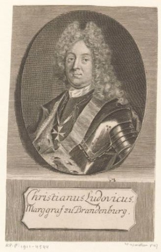 Portrait of Christian Ludwig von Brandenburg