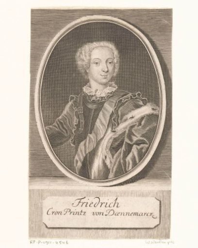 Portrait of Frederick V of Denmark as Crown Prince