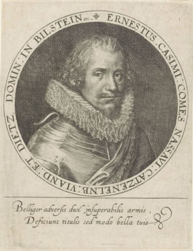 Portrait of Ernst Casimir, Count of Nassau-Dietz