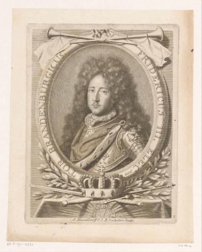 Portrait of Frederick I, King of Prussia, as Elector of Brandenburg