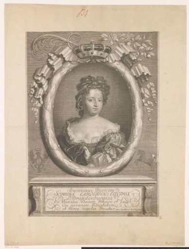 Portrait of Sophia Charlotte, Queen of Prussia, as Electress of Brandenburg