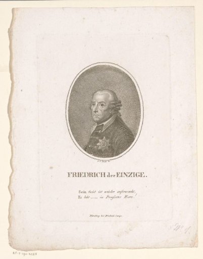 Portrait of Frederick the Great