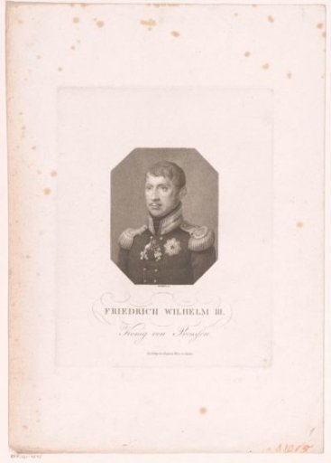 Portrait of Friedrich Wilhelm III, King of Prussia