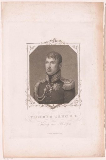 Portrait of Friedrich Wilhelm III, King of Prussia