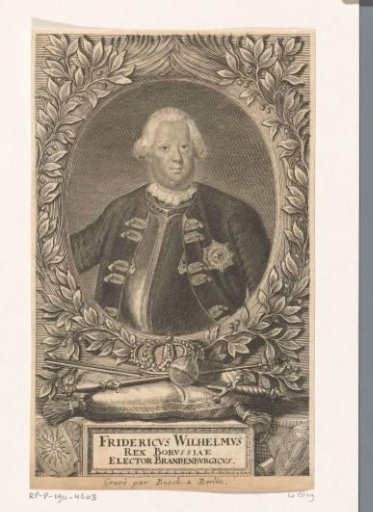 Portrait of Frederick William I, King of Prussia