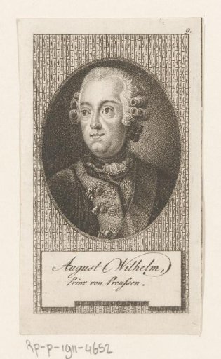 Portrait of August William of Prussia