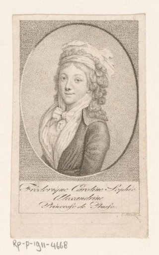 Portrait of Frederica von Mecklenburg-Strelitz