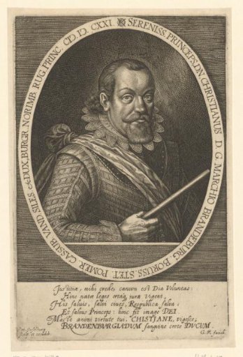 Portrait of Christian von Brandenburg