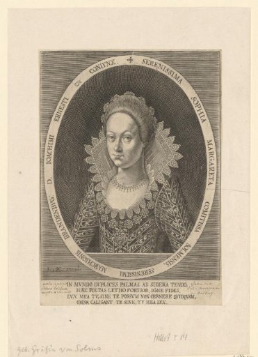 Portrait of Sophie van Solms-Laubach