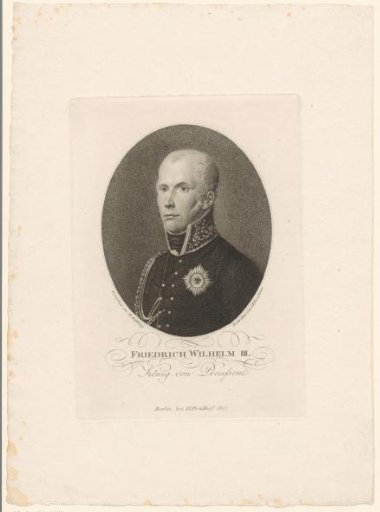 Portrait of Friedrich Wilhelm, King of Prussia