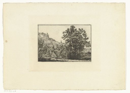 Landscape with a village