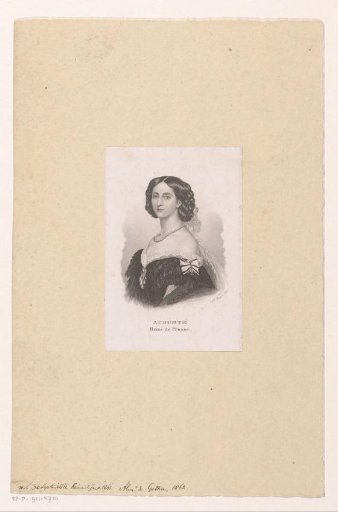 Portrait of Augusta, Queen of Prussia