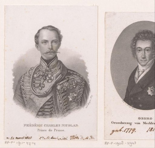 Portrait of Frederick Charles Nicholas of Prussia
