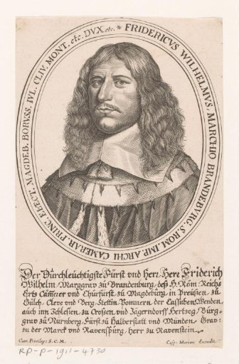 Portrait of Frederick William, Elector of Brandenburg