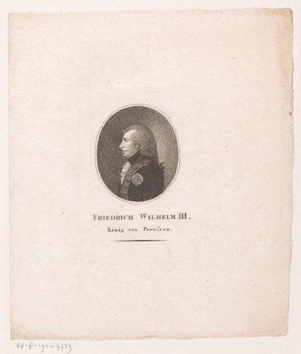 Portrait of Frederick William III, King of Prussia