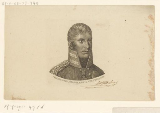 Portrait of Frederick William III, King of Prussia