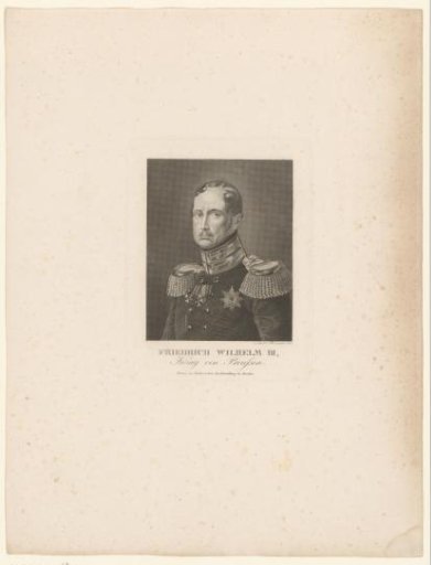 Portrait of Frederick William III, King of Prussia