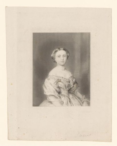Portrait of Victoria of Saxe-Coburg and Gotha, German Empress