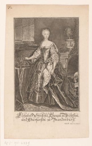 Portrait of Elisabeth Christine of Brunswick-Bevern