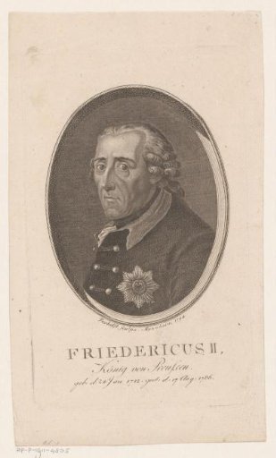 Portrait of Frederick II, King of Prussia