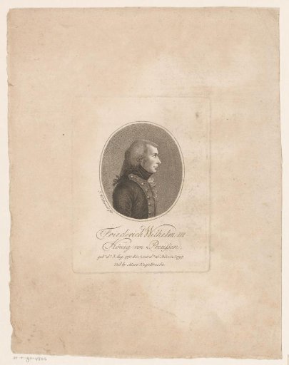 Portrait of Frederick William III, King of Prussia