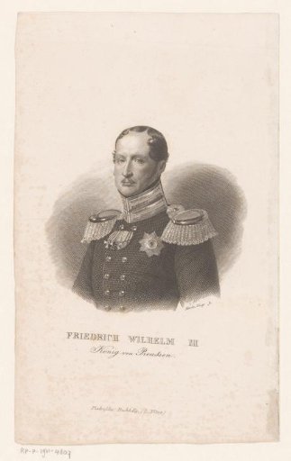 Portrait of Frederick William III, King of Prussia