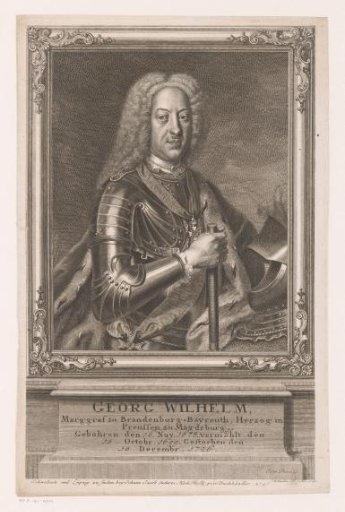 Portrait of George Willem van Brandenburg-Bayreuth