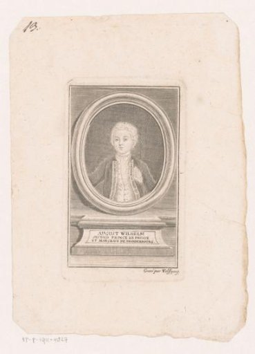 Portrait of August William, Prince of Prussia