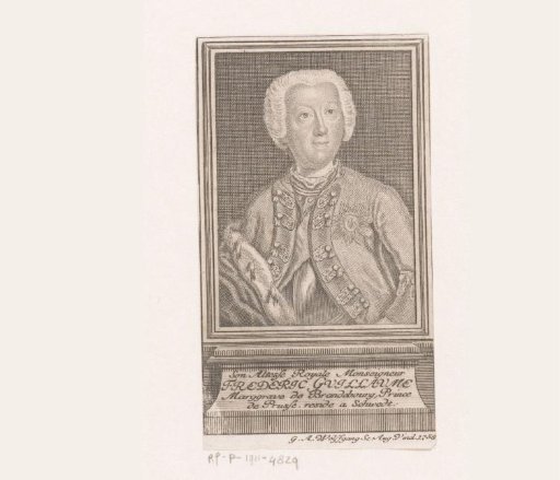 Portrait of Friedrich Wilhelm, Margrave of Brandenburg-Schwedt