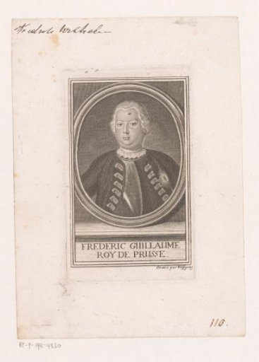 Portrait of Frederick William I, King of Prussia