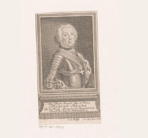 Portrait of Friedrich Heinrich, Margrave of Brandenburg-Schwedt