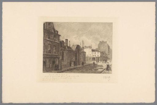 View of the rue du Cherche-Midi, at the level of number 37
