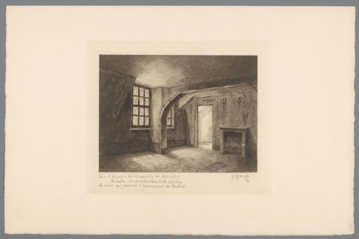 Room Where Charlotte Corday Slept the Night Before the Murder of Jean-Paul Marat