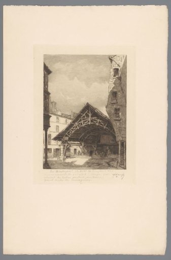 View of the rue Montorgueil in Paris
