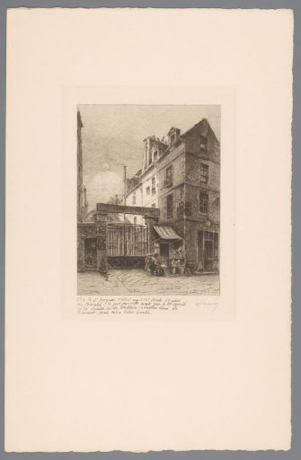View of 284 rue Saint Jacques in Paris