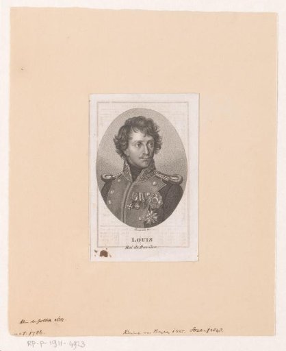 Portrait of Louis I of Bavaria