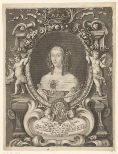 Portrait of Henriette Adelaide of Savoy, Princess of Bavaria