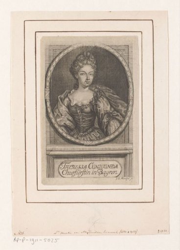 Portrait of Princess Theresia Kunigunde Sobieski of Poland