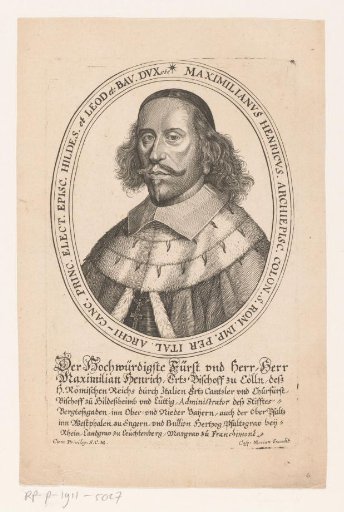 Portrait of Maximilian Henry of Bavaria