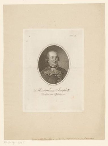 Portrait of Maximilian I Joseph, Elector of Bavaria