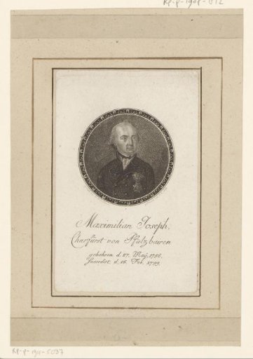 Portrait of Maximilian I Joseph, King of Bavaria