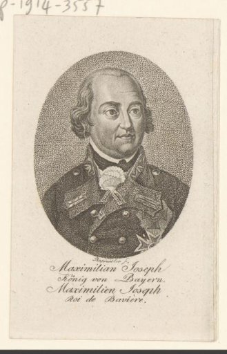 Portrait of Maximilian I Joseph of Bavaria