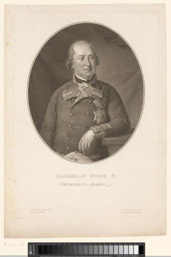 Portrait of Maximilian I Joseph, King of Bavaria