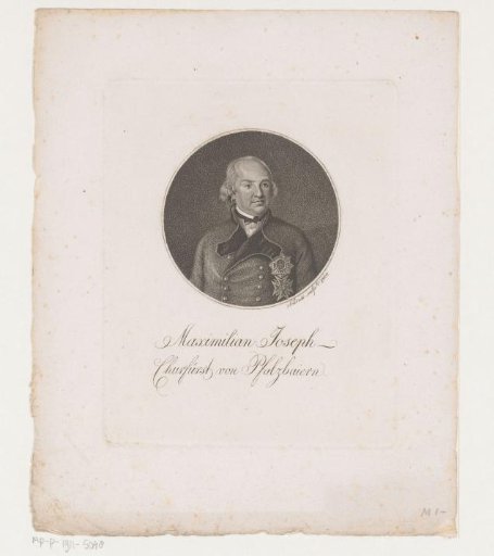 Portrait of Maximilian Joseph, Elector of Bavaria