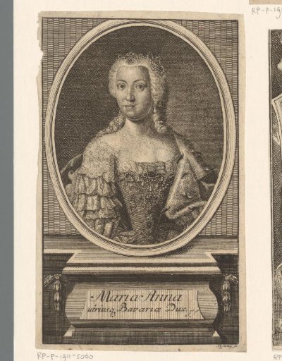 Portrait of Maria Anna of Saxony