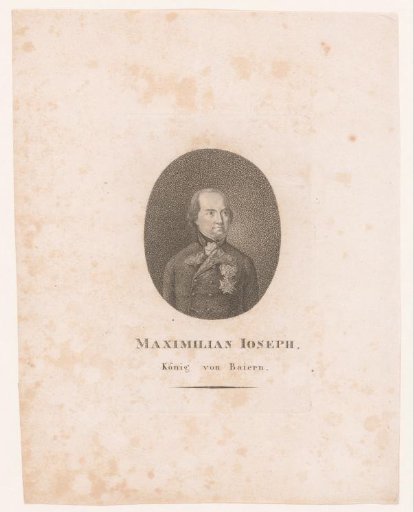 Portrait of Maximilian I Joseph, King of Bavaria