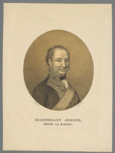 Portrait of Maximilian Joseph I, Elector of Bavaria