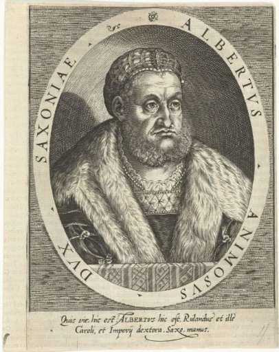 Portrait of Albert III of Saxony