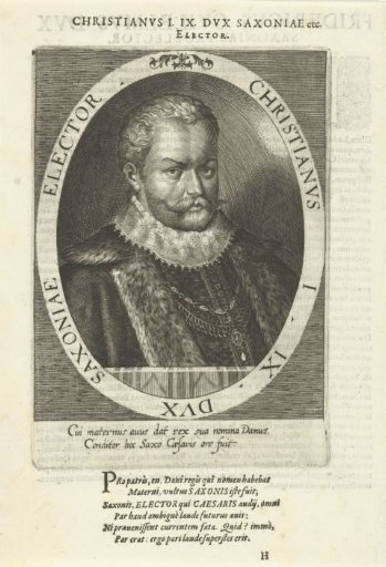 Portrait of Christian I of Saxony